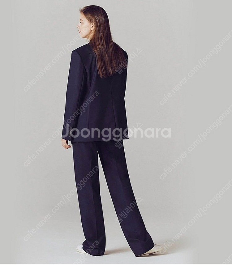 [새제품] 지오다노 자켓 장희령 TR블레이저 네이비M (택부착 372901)--8