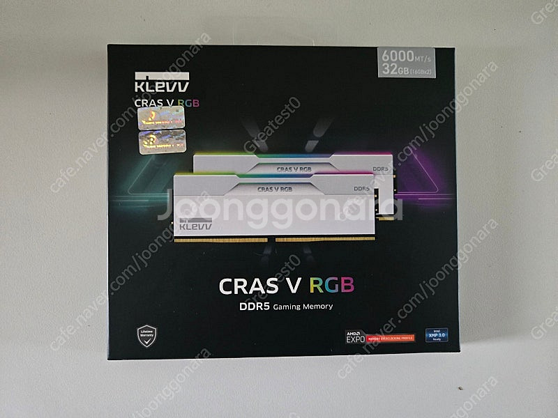 클레브 CRAS V RGB DDR5 6000 32G--0