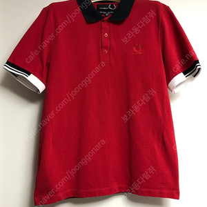 프레드페리 라프시몬스 Fred Perry x Raf Simons 레드 PK 반팔셔츠 (L)
