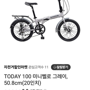 소니아 투데이 100 자전거 판매합니다