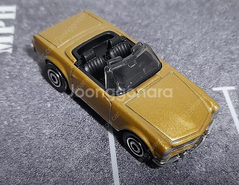 매치박스 메르세데스 벤츠230SL 골드 다이캐스트 레어...--4