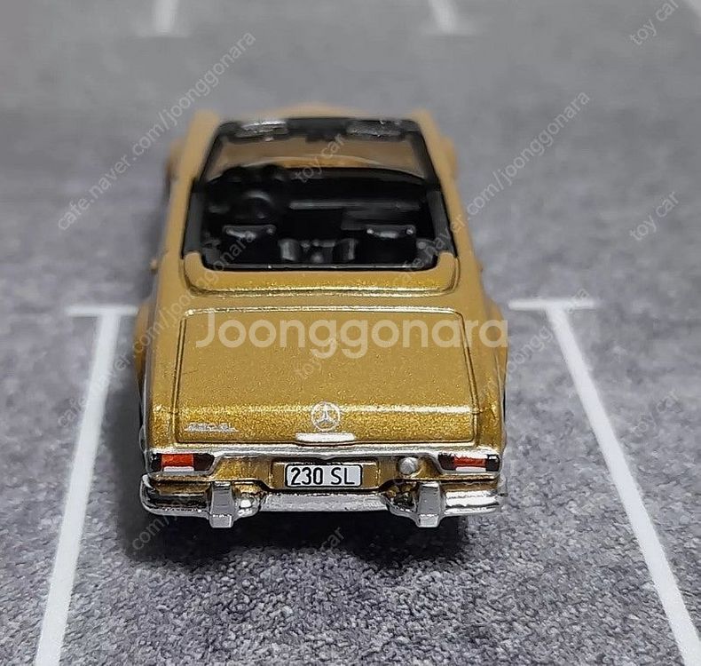 매치박스 메르세데스 벤츠230SL 골드 다이캐스트 레어...--6