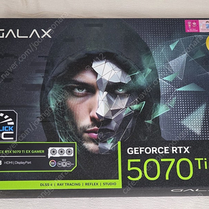 GALAX RTX 5070TI EX GAMER BLACK 미개봉