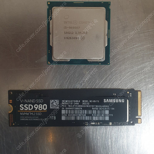 I5 9600kf cpu + 삼성 980 nvme m.2 ssd 1tb 하드 판매합니다