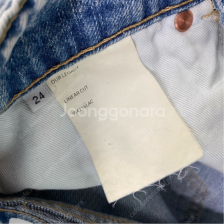 아워레가시 데님팬츠 새제품 정품 / 랑방 마인 더캐시미어 타임 코스 마쥬 산드로 오르 폴로 미샤--4