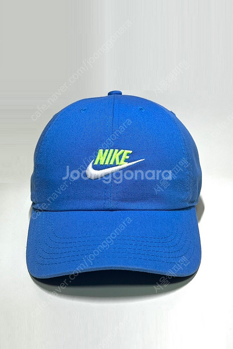 나이키 초레어 헤리티지86 스카이블루/형광노랑 뉴진스 볼캡 모자 (남녀공용)--1