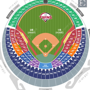 [6월 1일 일요일] LG트윈스 VS 삼성라이온즈 [LG 네이비 4연석]