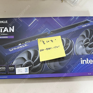 SPARKLE intel Arc B580 TITAN OC 12GB 미개봉 새제품 [서울 강서]