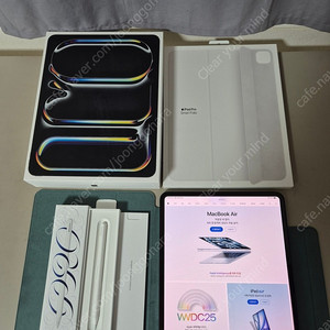 아이패드 프로 M4 13인치 셀룰러 1TB + 애플 펜슬 프로 + 애플 스마트 폴리오 케이스 정품 (미개봉)