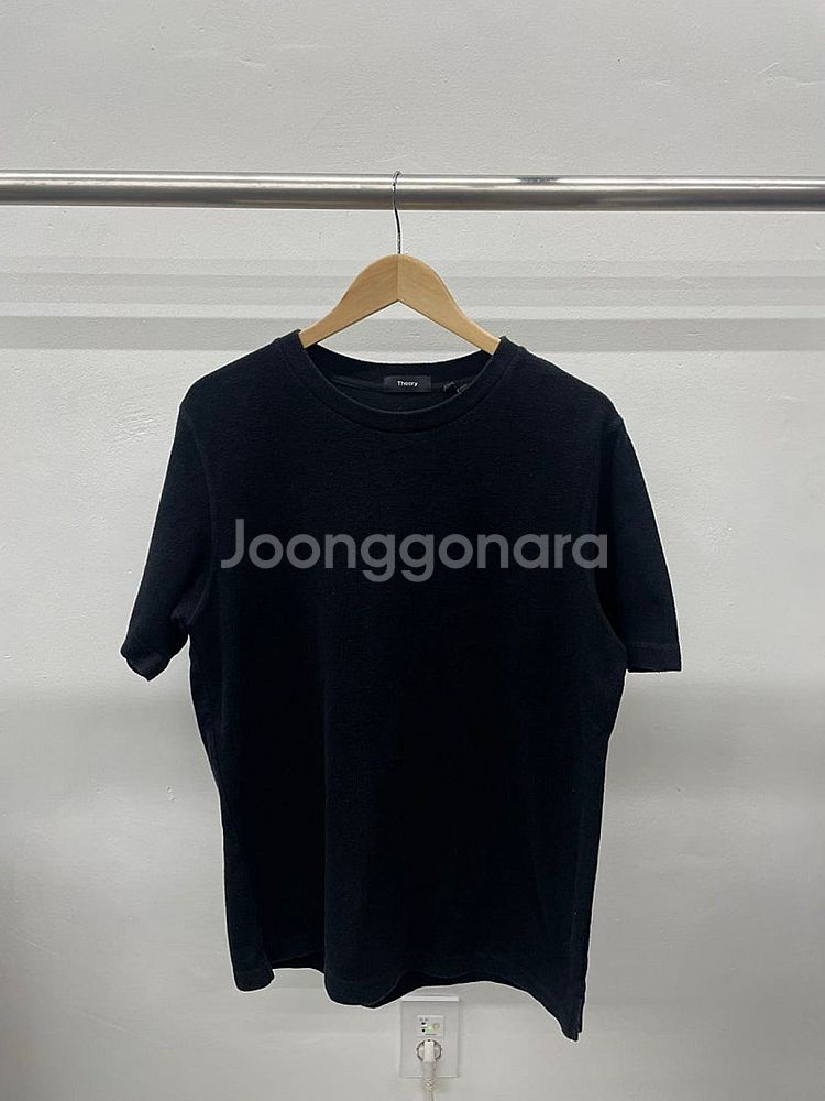 100,31)띠어리 테리 코튼 워시드 반팔 티셔츠,디젤...--0