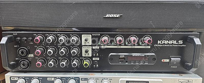 4채널 앰프 EMA-400N 1대 BOSE 보스스피커 ...--1