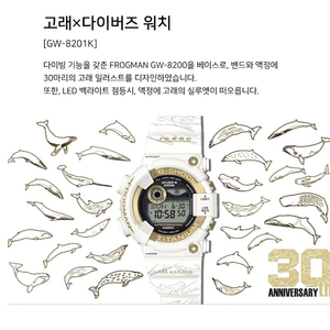 지샥 프로그맨 환콜 GW-8201K-7JR 화이트
