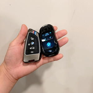 BMW 1/3/4/5/6시리즈, X1/X3/X5 차량키 구형 스마트키에서 최신형 디지털 버튼키로 전환, 외형 디자인 타사브랜드도 선택가능