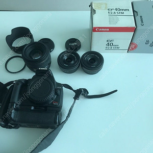 캐논 40mm 2.8 팬케잌렌즈 및 캐논 350D