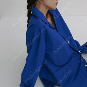 얼바닉 라프셔츠 코발트블루 Urbanic