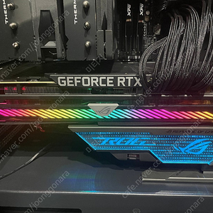 Asus 3080 스트릭스(strix) lhr 보증 O 풀박 + 그래픽카드 지지대
