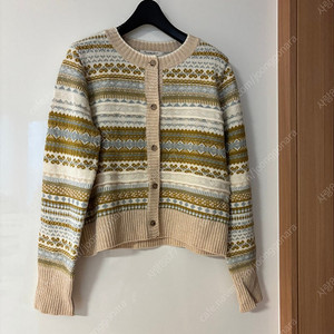 써스데이아일랜드 에스닉 히피 하트 가디건 올드머니룩 보헤미안