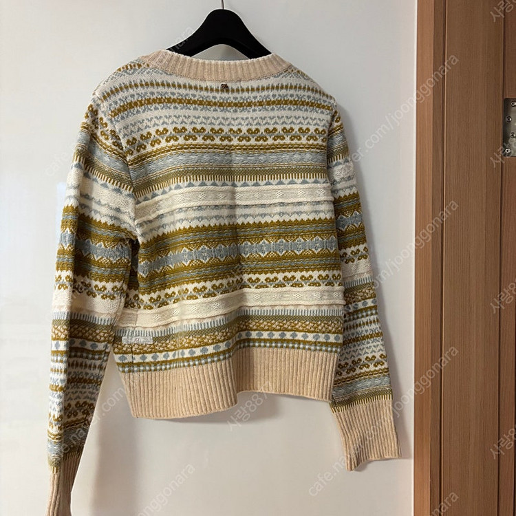 써스데이아일랜드 에스닉 히피 하트 가디건 올드머니룩 보헤미안 이미지