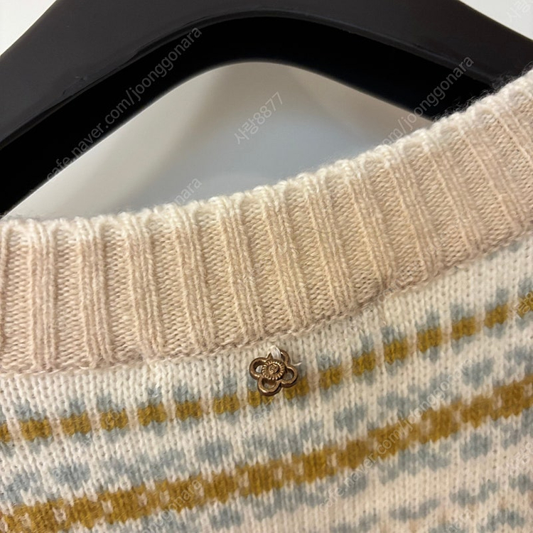 써스데이아일랜드 에스닉 히피 하트 가디건 올드머니룩 보헤미안 이미지