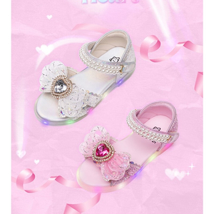 라스텔라 신상 led 샌들 구두 공주 구두 새상품 150