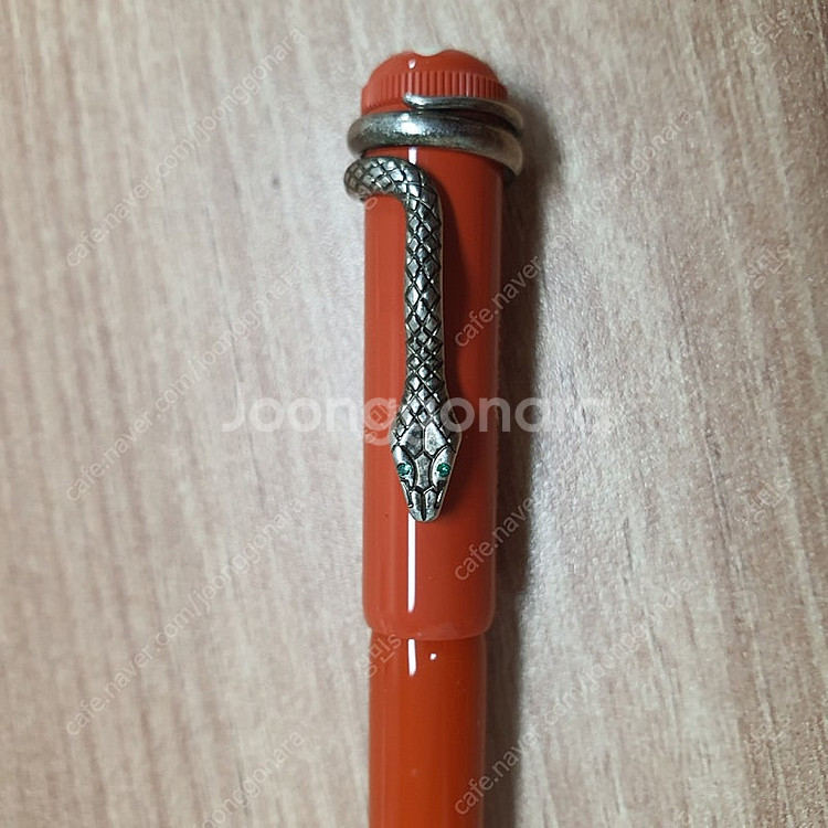 몽블랑 헤리티지 루즈앤느와 (몽뱀) 코랄 f닙 만년필 ...--5