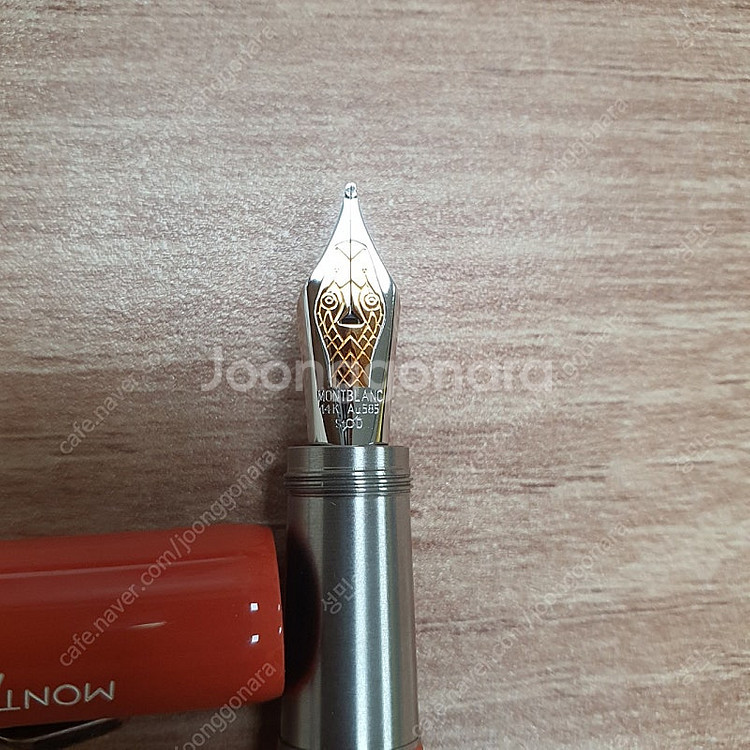 몽블랑 헤리티지 루즈앤느와 (몽뱀) 코랄 f닙 만년필 ...--8