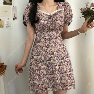 [새상품] 플라워 미니 원피스