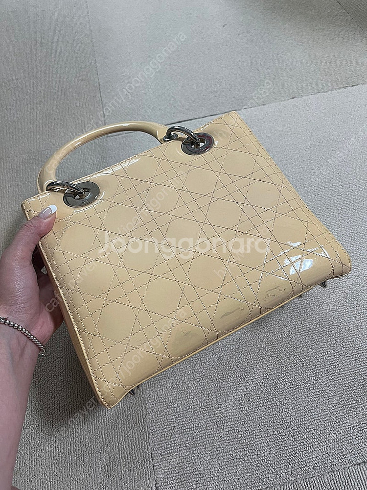 디올 레이디백 미디움 페이던트 은장🫶--1