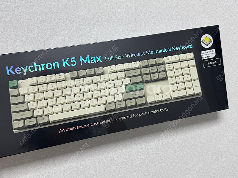 키크론 K5 MAX 쉘 화이트 기계식 키보드 핫스왑 K...--0