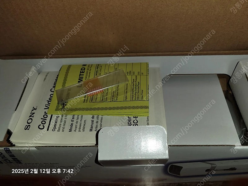 소니 카메라 SSC-E473 을 팝니다 이미지