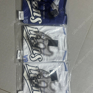 [S,M] 산산기어 삼성 라이온즈 유니폼 져지 화이트