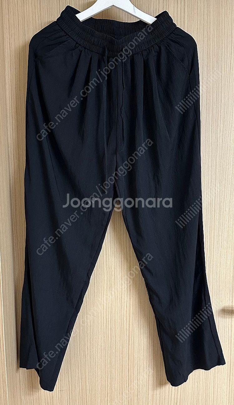새상품 린넨바지 린넨와이드팬츠 간절기팬츠 찰랑바지 봄바...--0