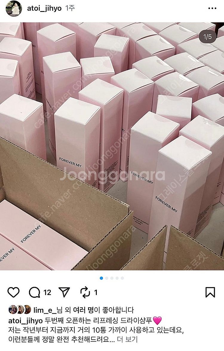 아뜨와 포에버마이 드라이샴푸 볼륨--1