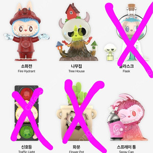 팝마트 라부부 피규어 어설픈작전 시리즈