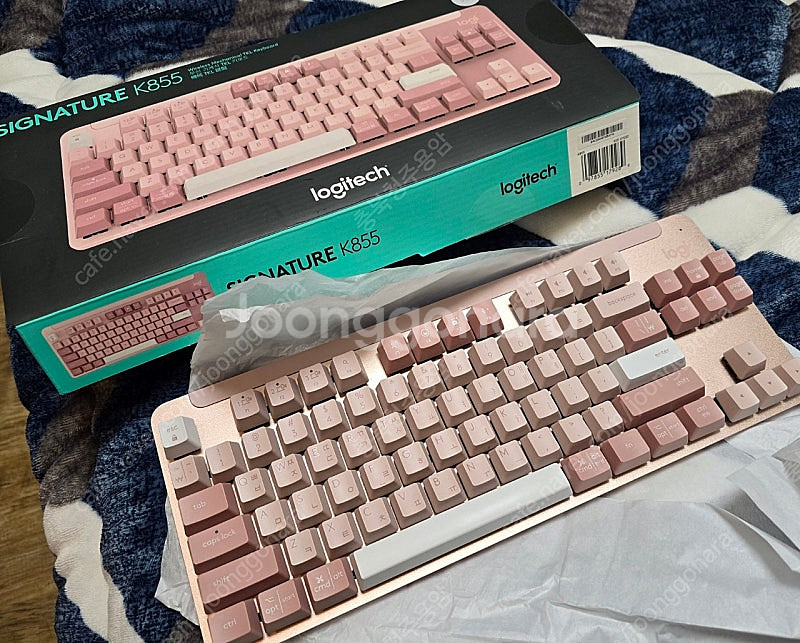 로지텍 시그니처 K855 무선 기계식 TKL 키보드 판...--0