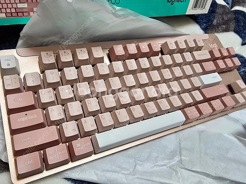 로지텍 시그니처 K855 무선 기계식 TKL 키보드 판...--1
