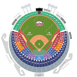 5월 27일 28일 29일 (5/27~5/29) LG VS 한화 잠실 1루(엘지) 2연석 3연석 오렌지석