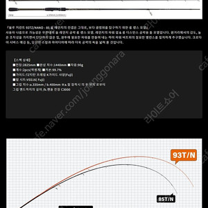 야마가블랭크 93TZ 새상품 팝니다