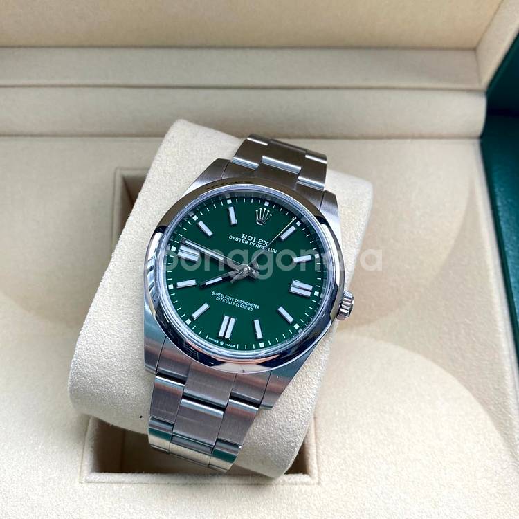 롤렉스 오이스터 퍼페추얼 OP 그린 41mm - 124...--1