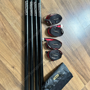 캠토리 슬라이드폴대(210) 4개 + 휴캠핑 타프웨빙(3M) 4개 일괄