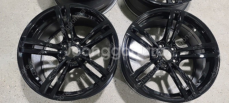 bmw 5시리즈 m437 블랙유광 19인치 순정휠 대품...--2