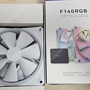 NZXT F140 RGB 팬 화이트 판매합니다