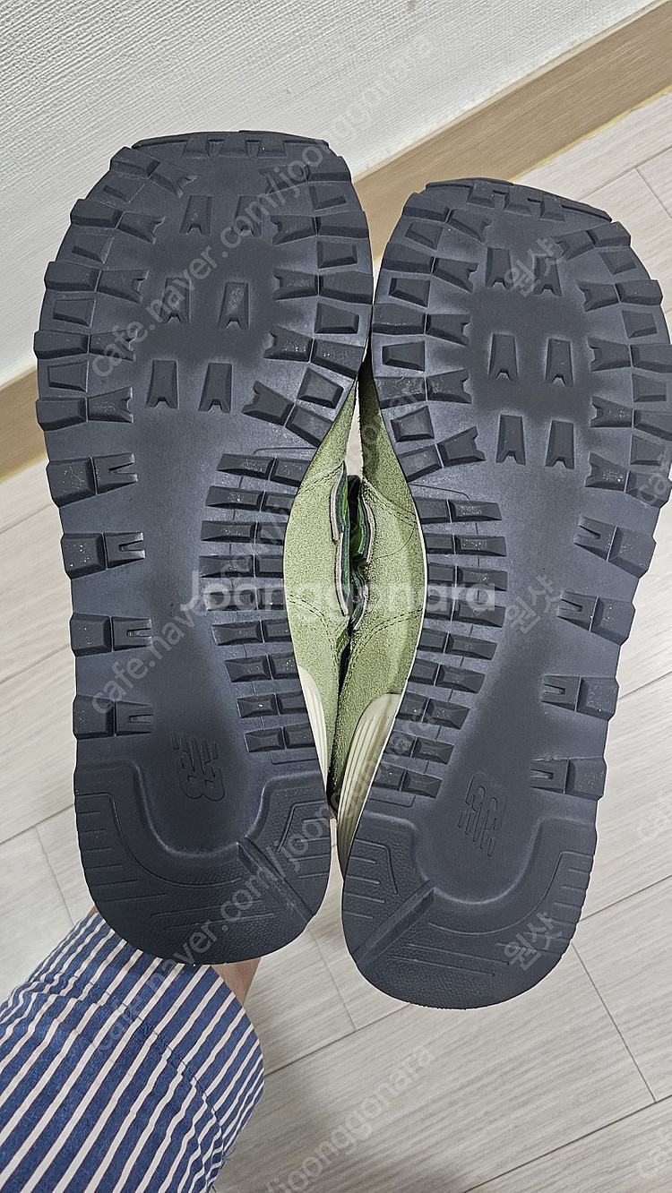 뉴발란스 X 스트레이랫츠 ML574RAU 그린 270--3