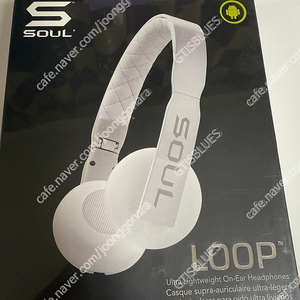 LOOP 소울 SOUL 헤드폰 화이트 미개봉