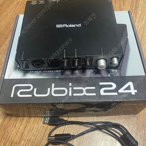 롤랜드 루빅스 오디오인터페이스 Roland rubix 24 판매합니다