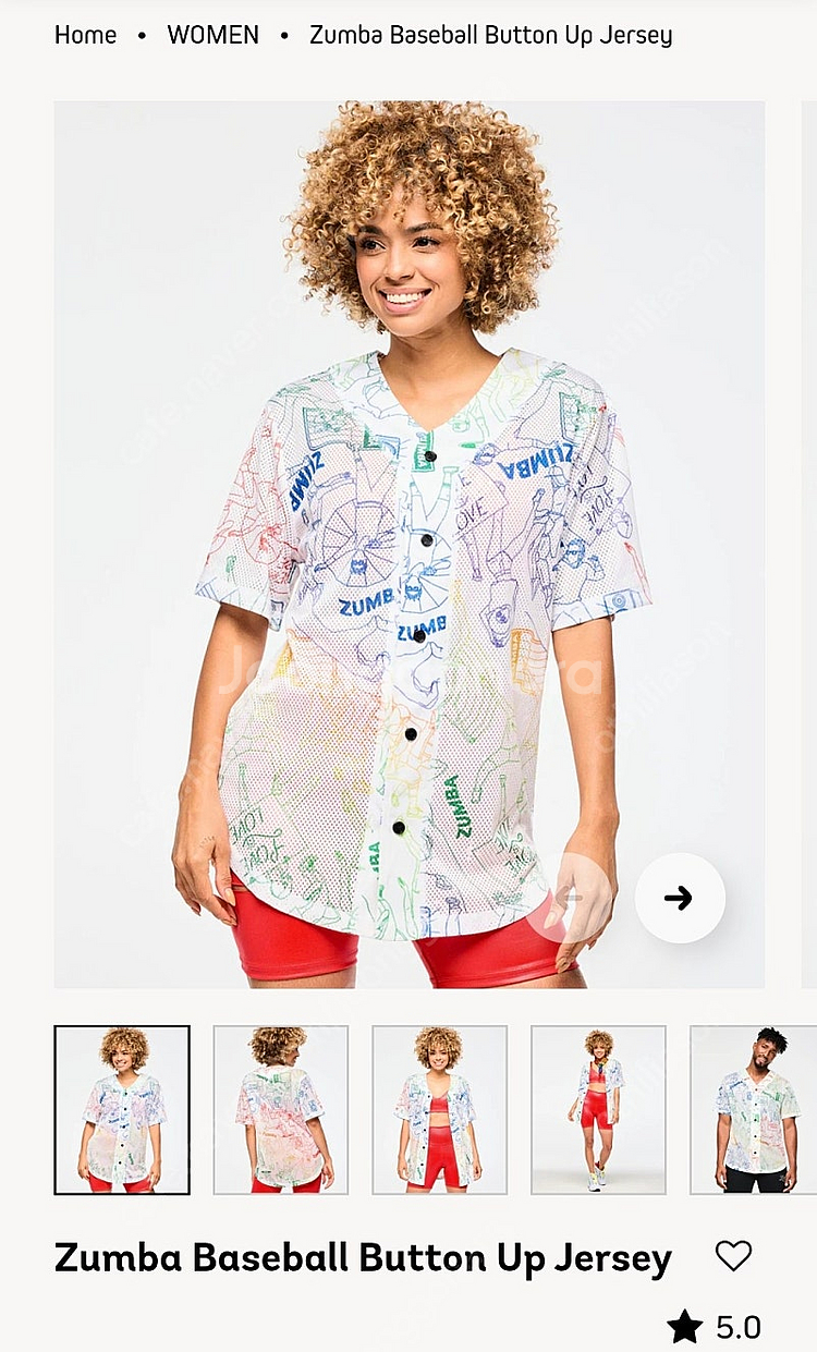 줌바웨어 신상 베이스볼 저지 야구저지--0