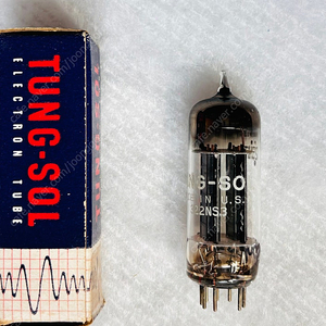 Tungsol텅솔 12BH7. 롱블렉/D게터. 준NOS NIB 1개 판매 이미지