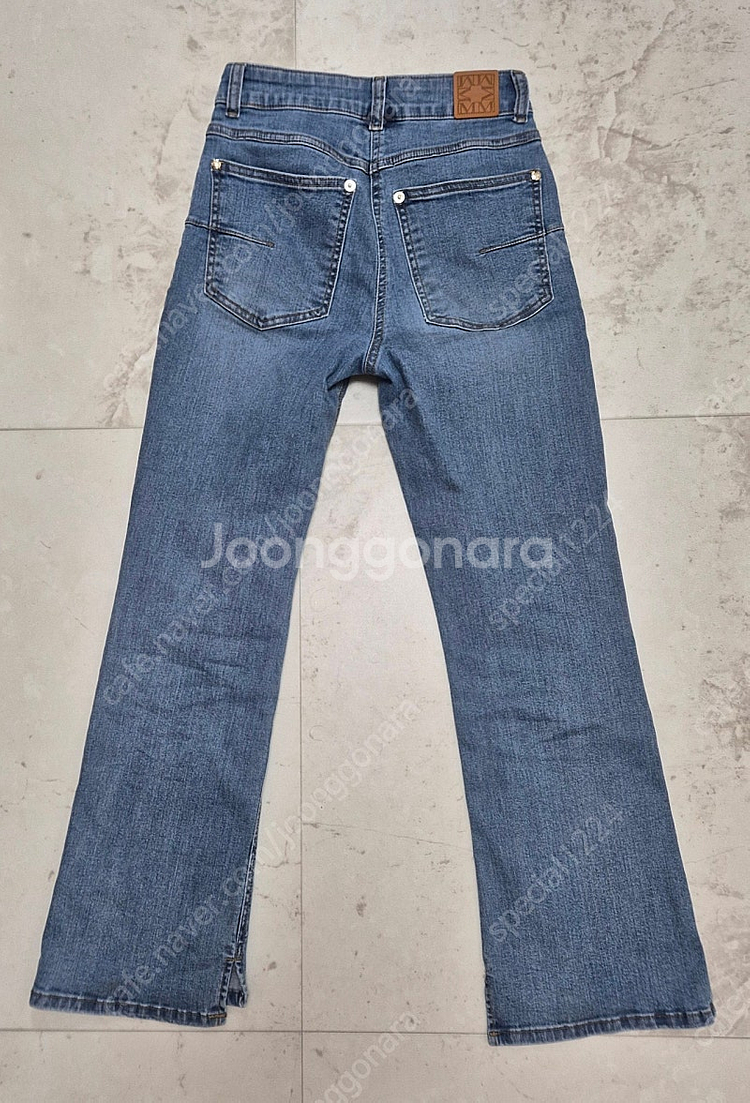 미샤 부츠컷 데님팬츠 (한섬 타임 마인 랑방 더캐시미어)--4