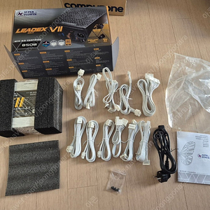 슈퍼플라워 850W LEADEX VII 골드 ATX3.0 화이트