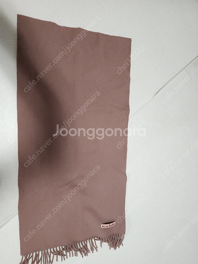 아크네 스튜디오 목도리 네로우 브라운--0